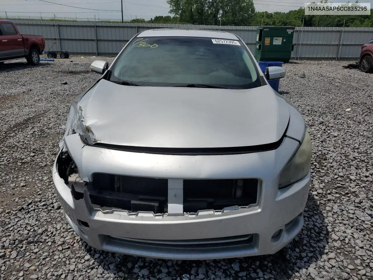 2012 Nissan Maxima S VIN: 1N4AA5AP6CC835295 Lot: 62572395