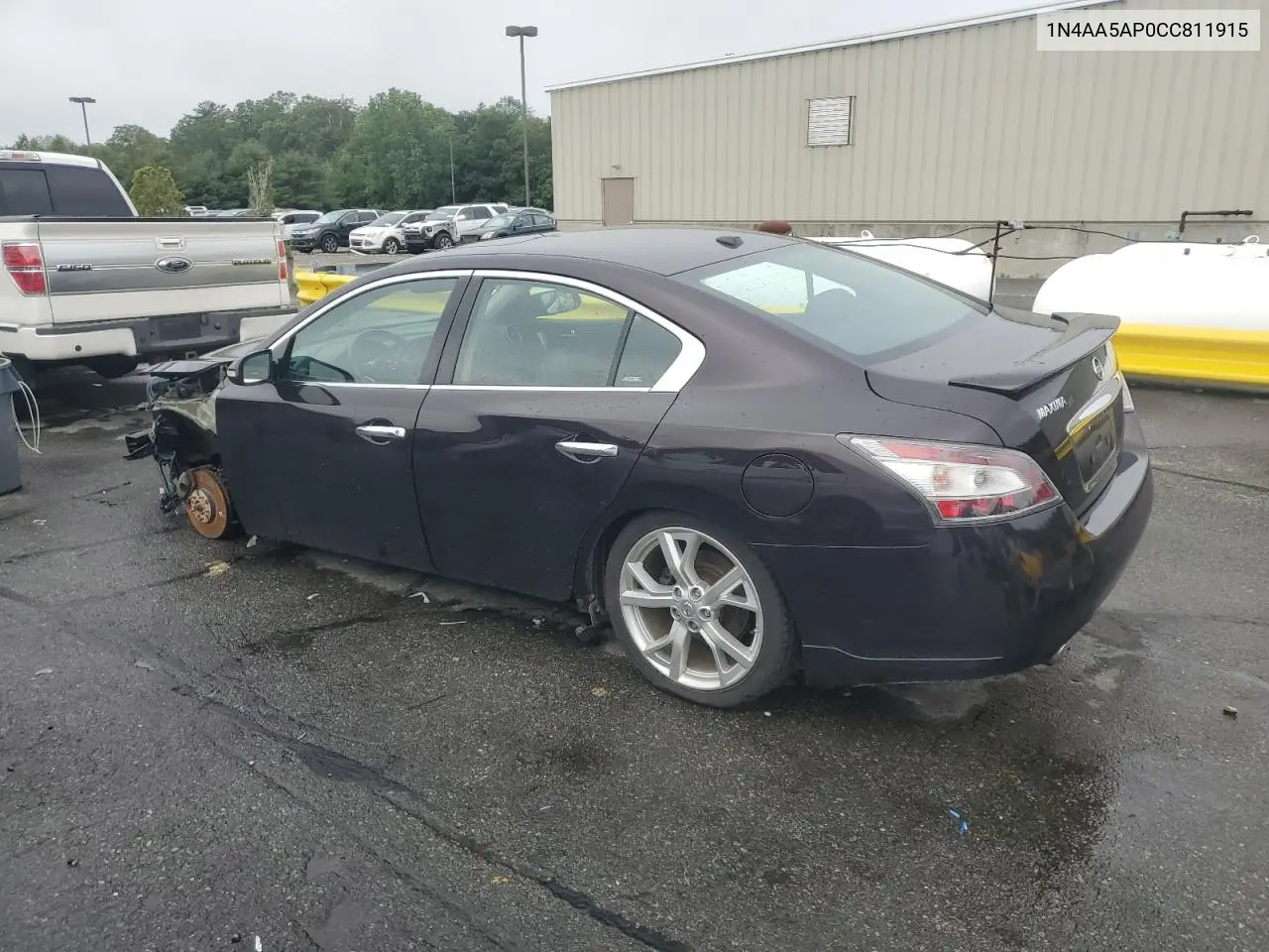 2012 Nissan Maxima S VIN: 1N4AA5AP0CC811915 Lot: 62986425