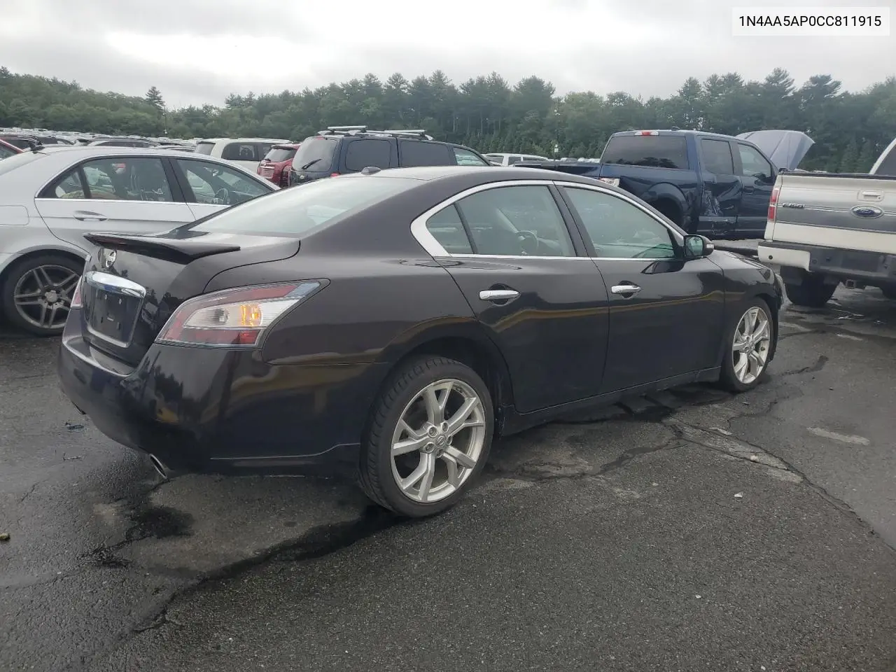 2012 Nissan Maxima S VIN: 1N4AA5AP0CC811915 Lot: 62986425
