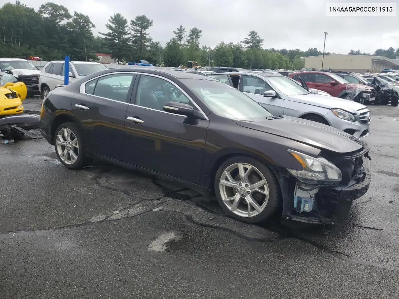 2012 Nissan Maxima S VIN: 1N4AA5AP0CC811915 Lot: 62986425