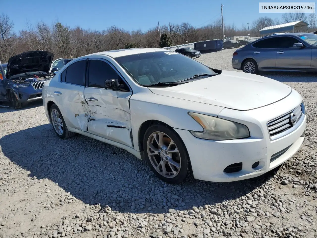 2013 Nissan Maxima S VIN: 1N4AA5AP8DC819746 Lot: 49894355