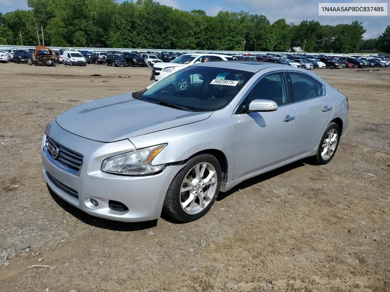 2013 Nissan Maxima S VIN: 1N4AA5AP8DC837485 Lot: 56839575
