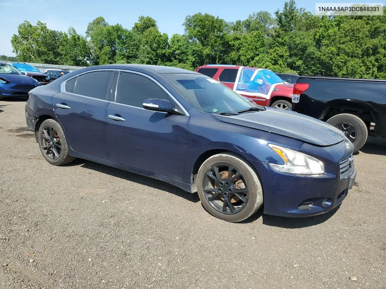 2013 Nissan Maxima S VIN: 1N4AA5AP3DC848331 Lot: 61932795