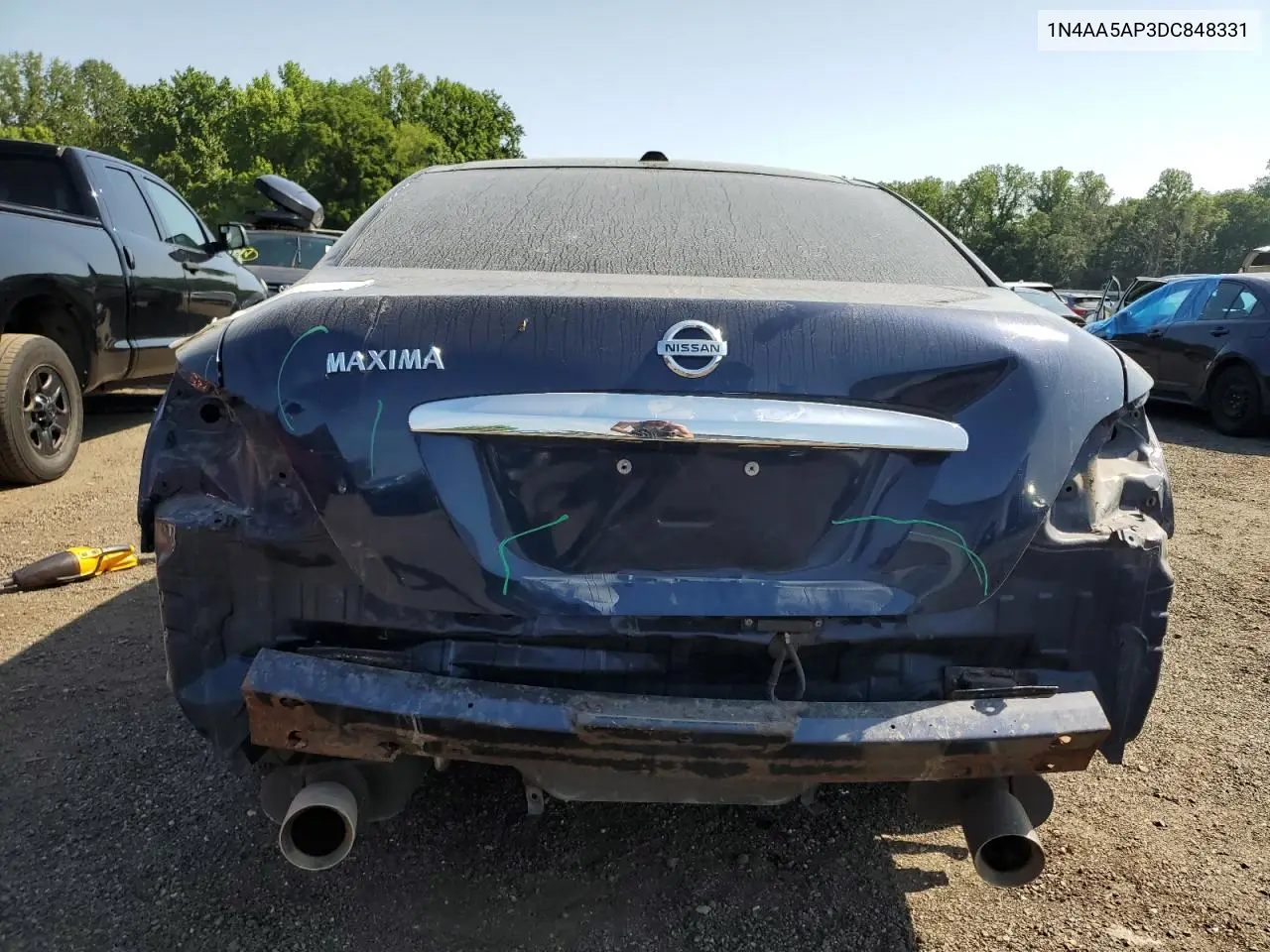 2013 Nissan Maxima S VIN: 1N4AA5AP3DC848331 Lot: 61932795