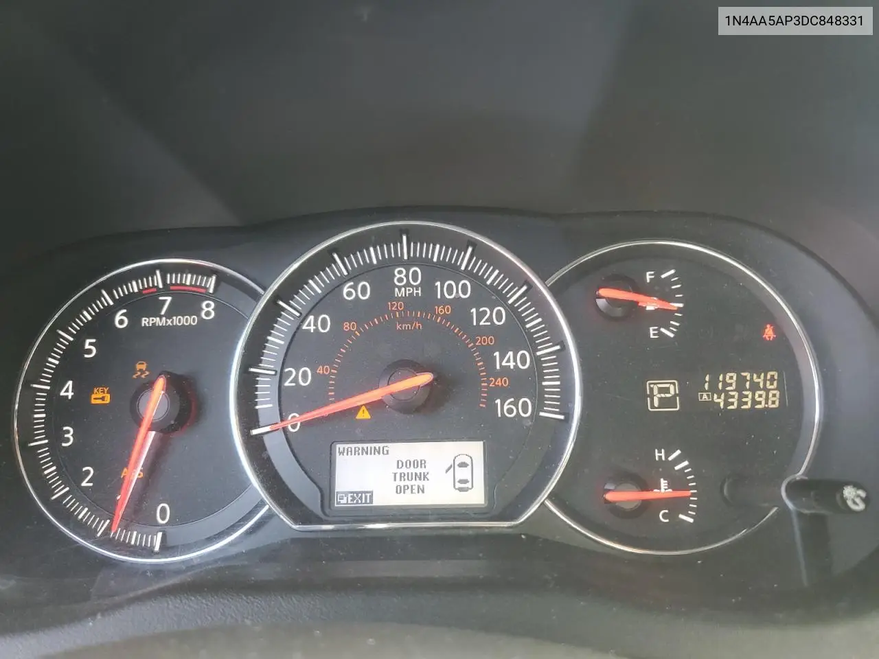 2013 Nissan Maxima S VIN: 1N4AA5AP3DC848331 Lot: 61932795