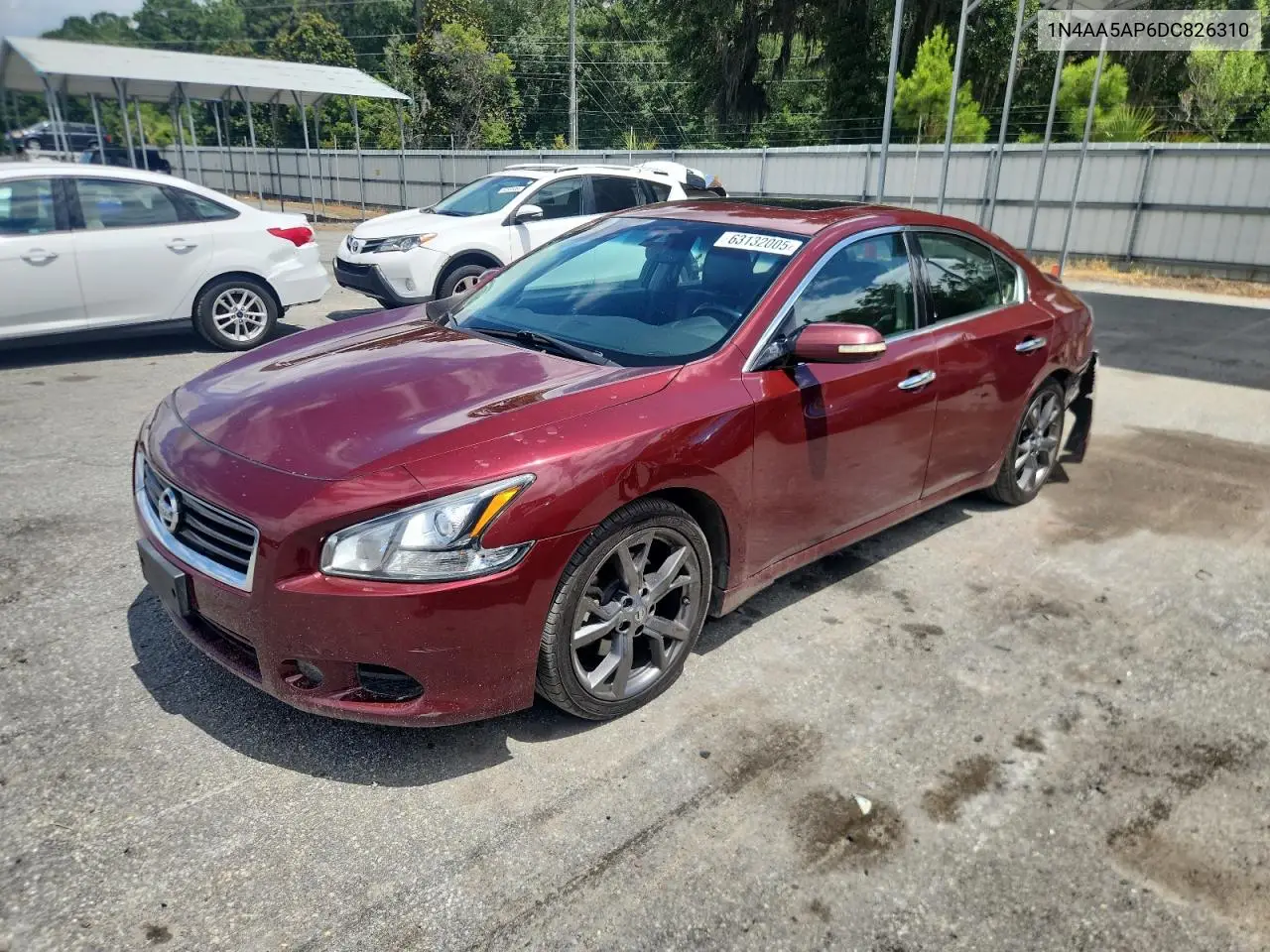 2013 Nissan Maxima S VIN: 1N4AA5AP6DC826310 Lot: 63132005