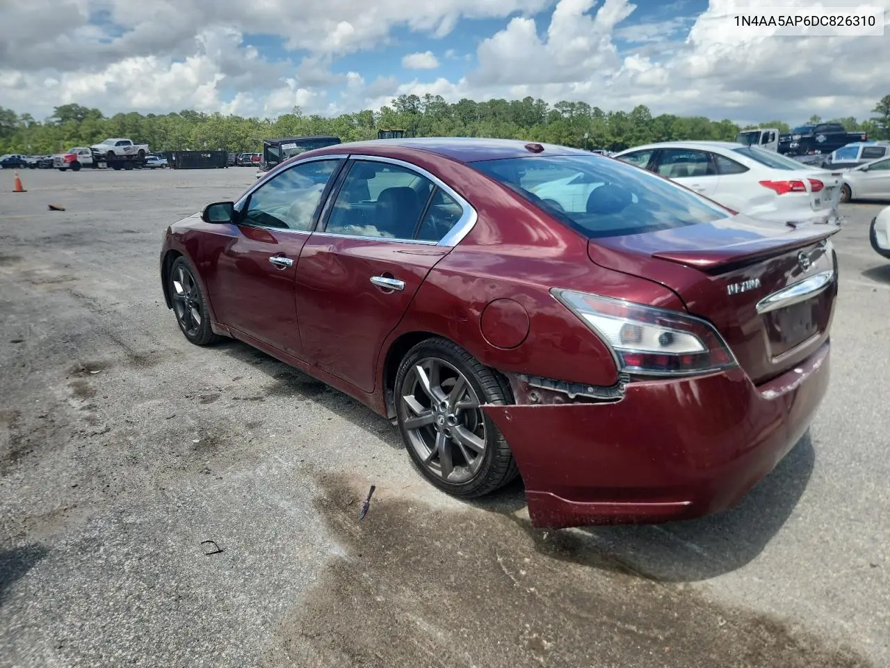2013 Nissan Maxima S VIN: 1N4AA5AP6DC826310 Lot: 63132005