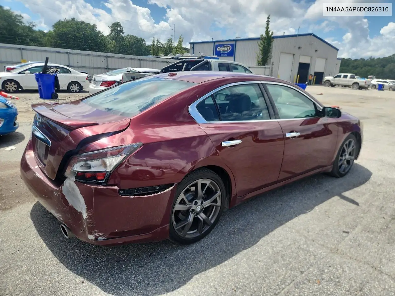 2013 Nissan Maxima S VIN: 1N4AA5AP6DC826310 Lot: 63132005