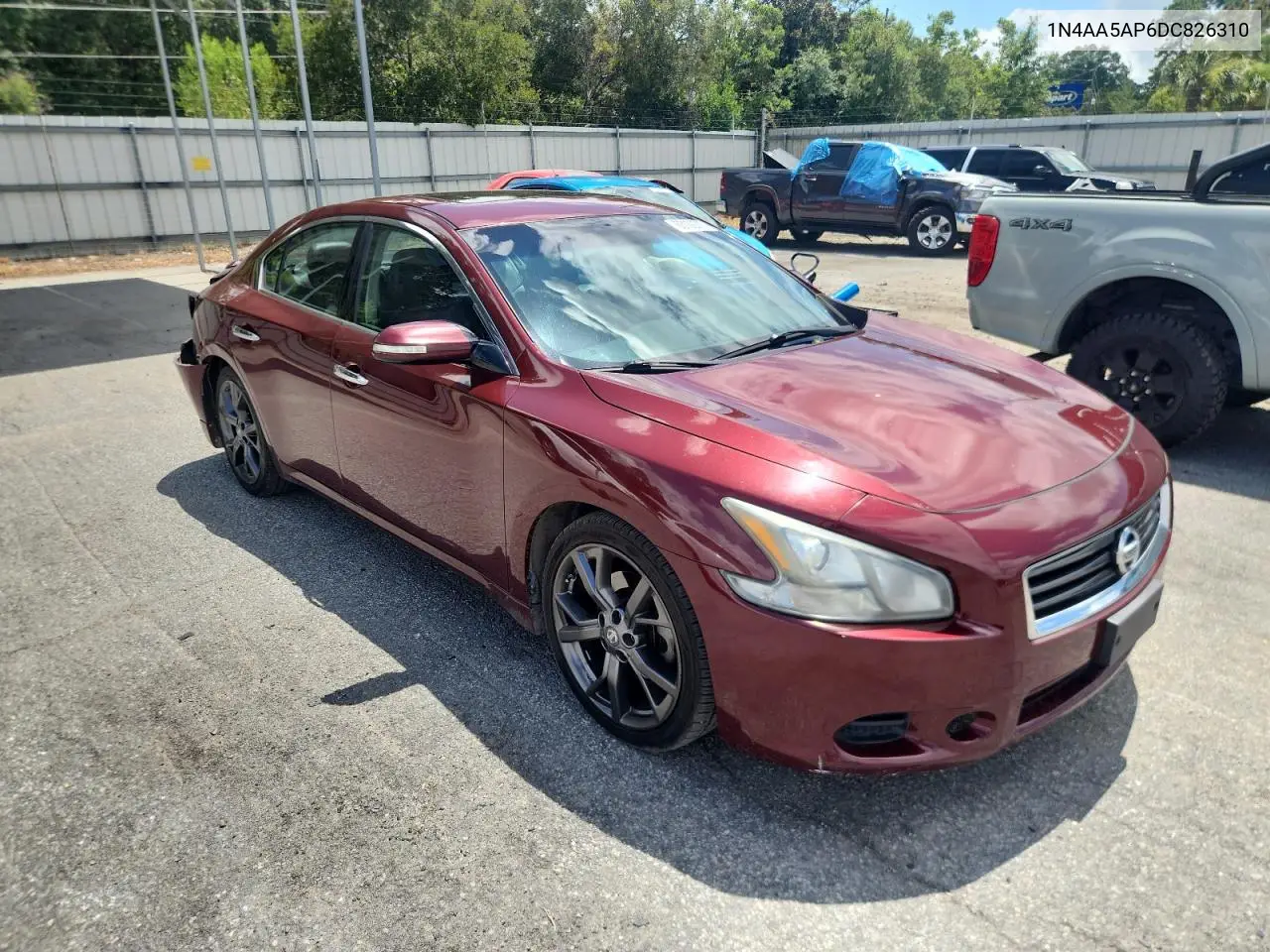 2013 Nissan Maxima S VIN: 1N4AA5AP6DC826310 Lot: 63132005