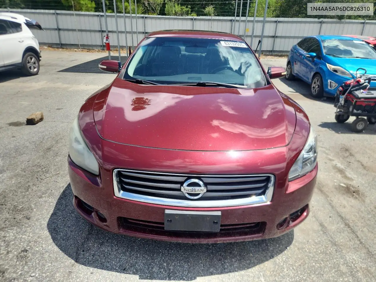 2013 Nissan Maxima S VIN: 1N4AA5AP6DC826310 Lot: 63132005