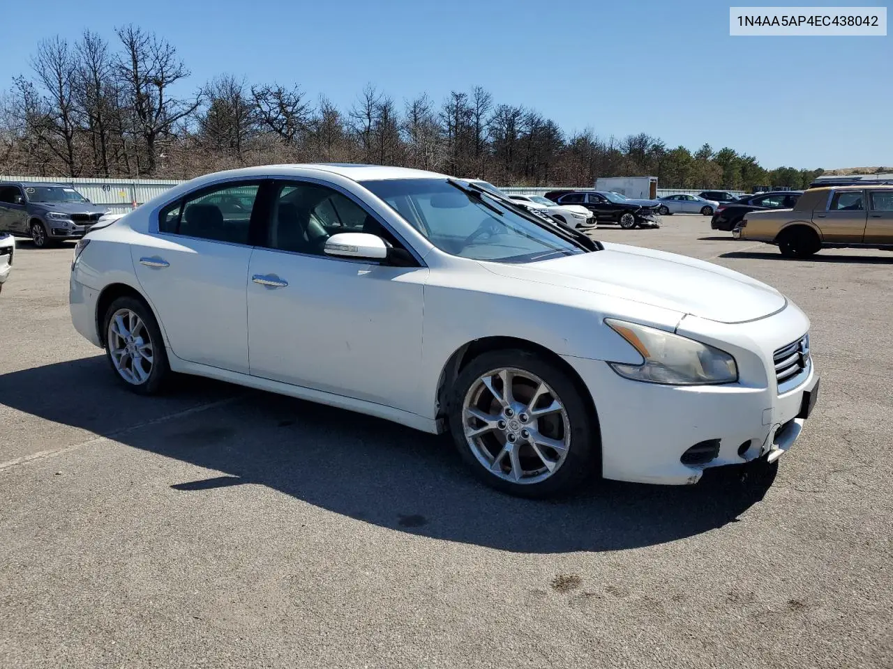 2014 Nissan Maxima S VIN: 1N4AA5AP4EC438042 Lot: 50982125
