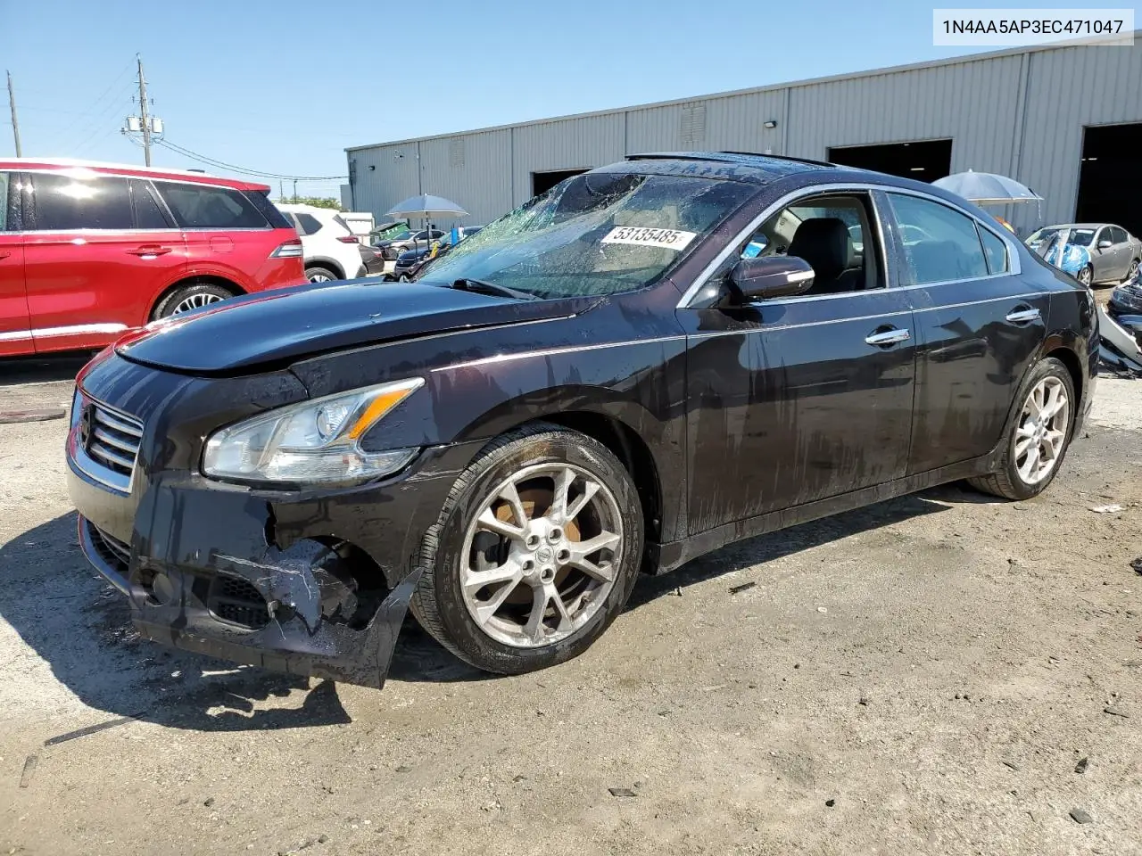 2014 Nissan Maxima S VIN: 1N4AA5AP3EC471047 Lot: 53135485