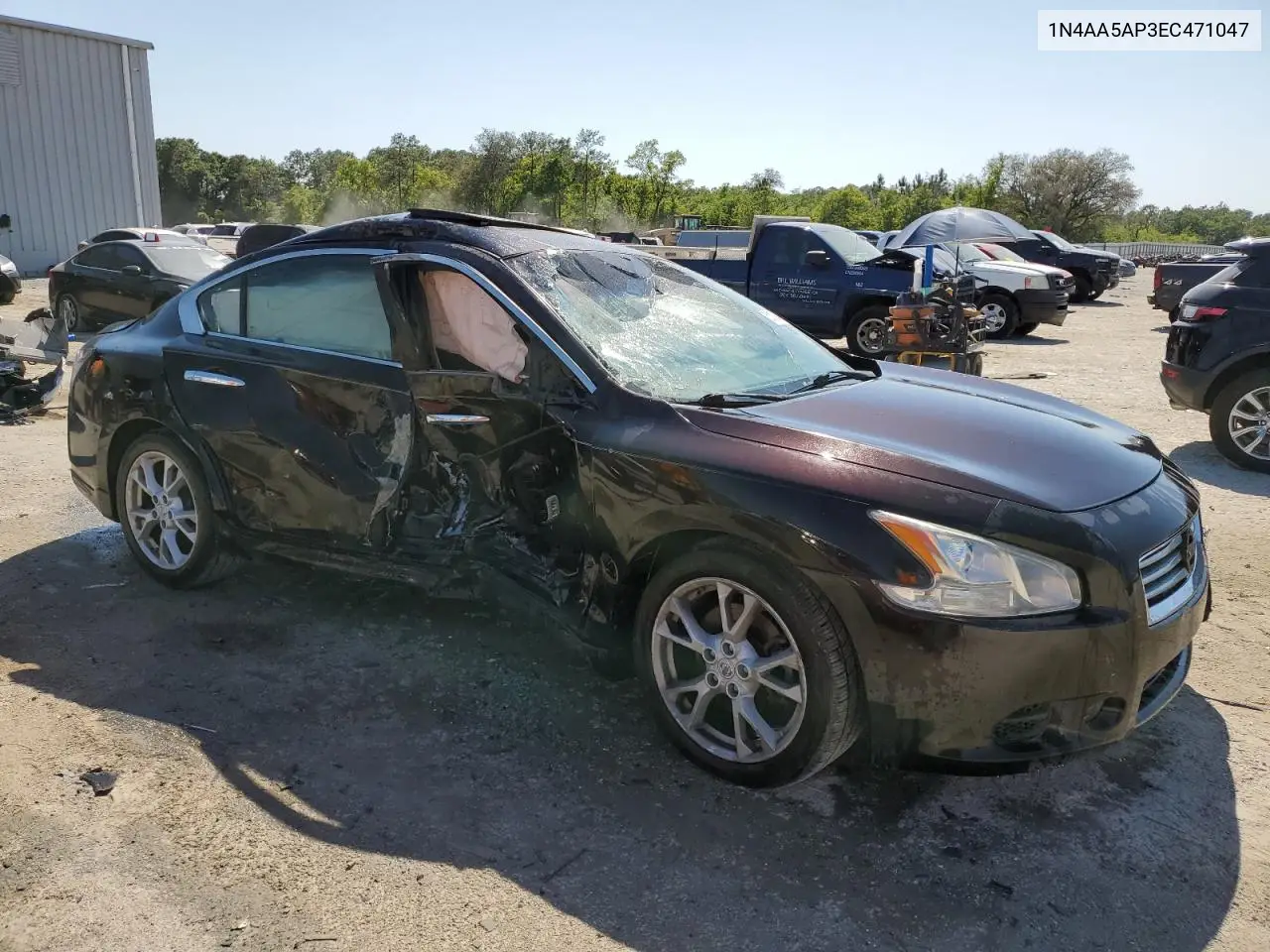 2014 Nissan Maxima S VIN: 1N4AA5AP3EC471047 Lot: 53135485