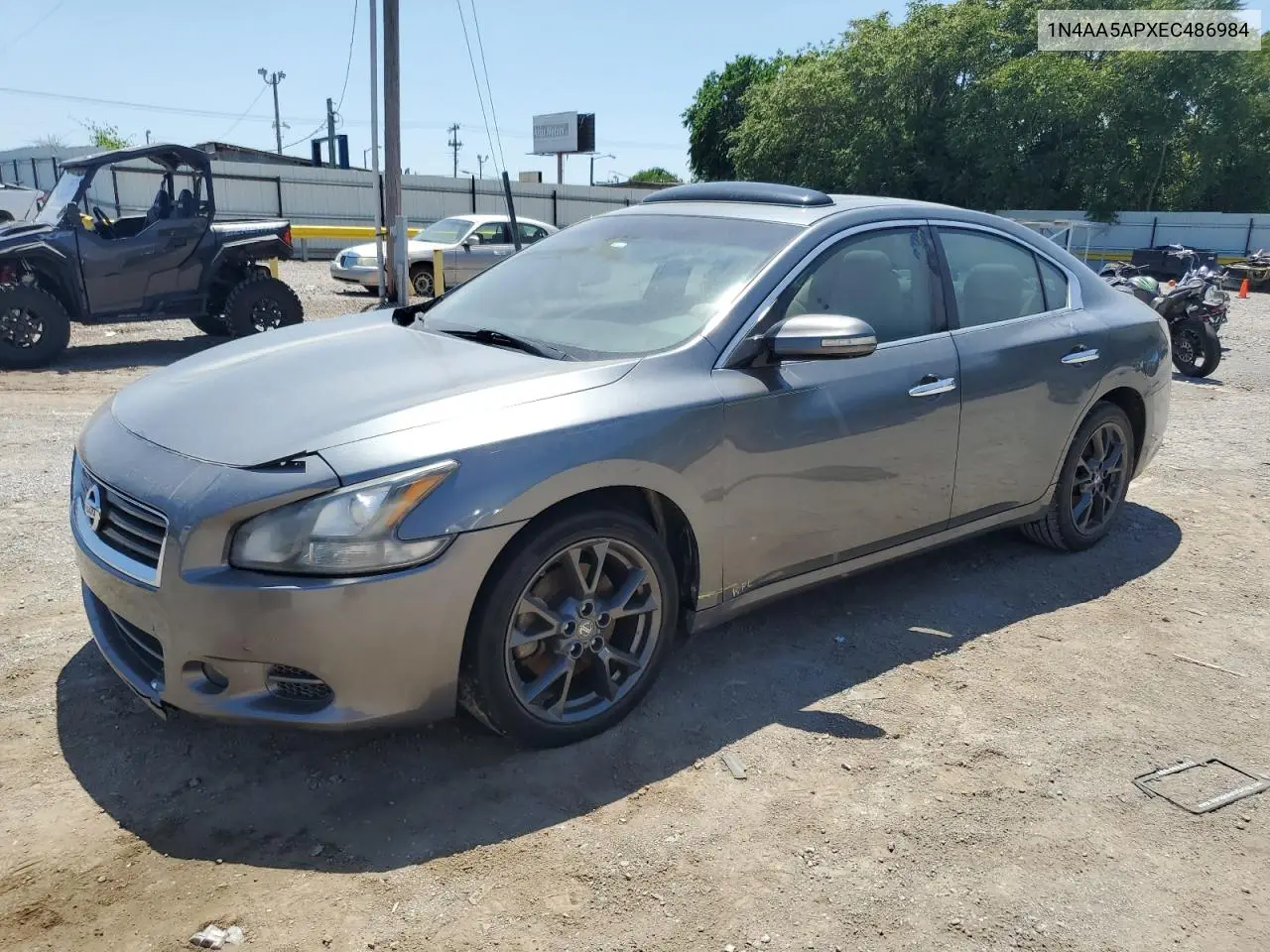 2014 Nissan Maxima S VIN: 1N4AA5APXEC486984 Lot: 56158455