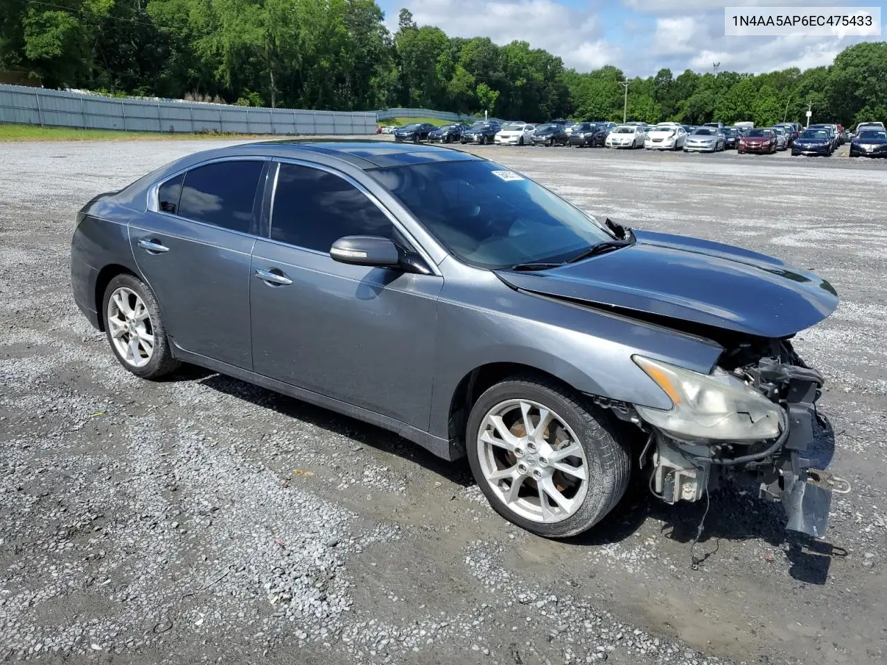 2014 Nissan Maxima S VIN: 1N4AA5AP6EC475433 Lot: 56485315