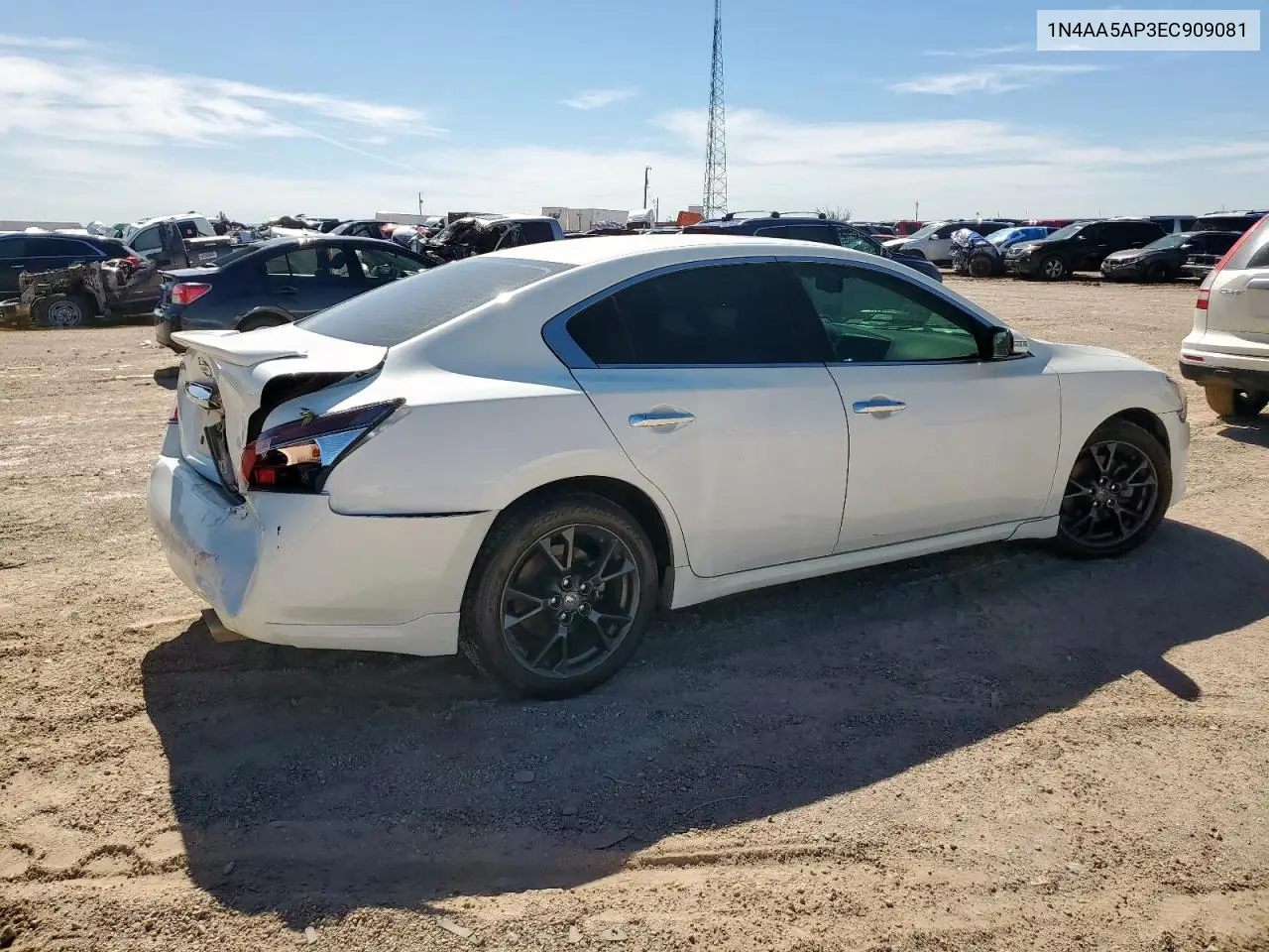 2014 Nissan Maxima S VIN: 1N4AA5AP3EC909081 Lot: 56753955