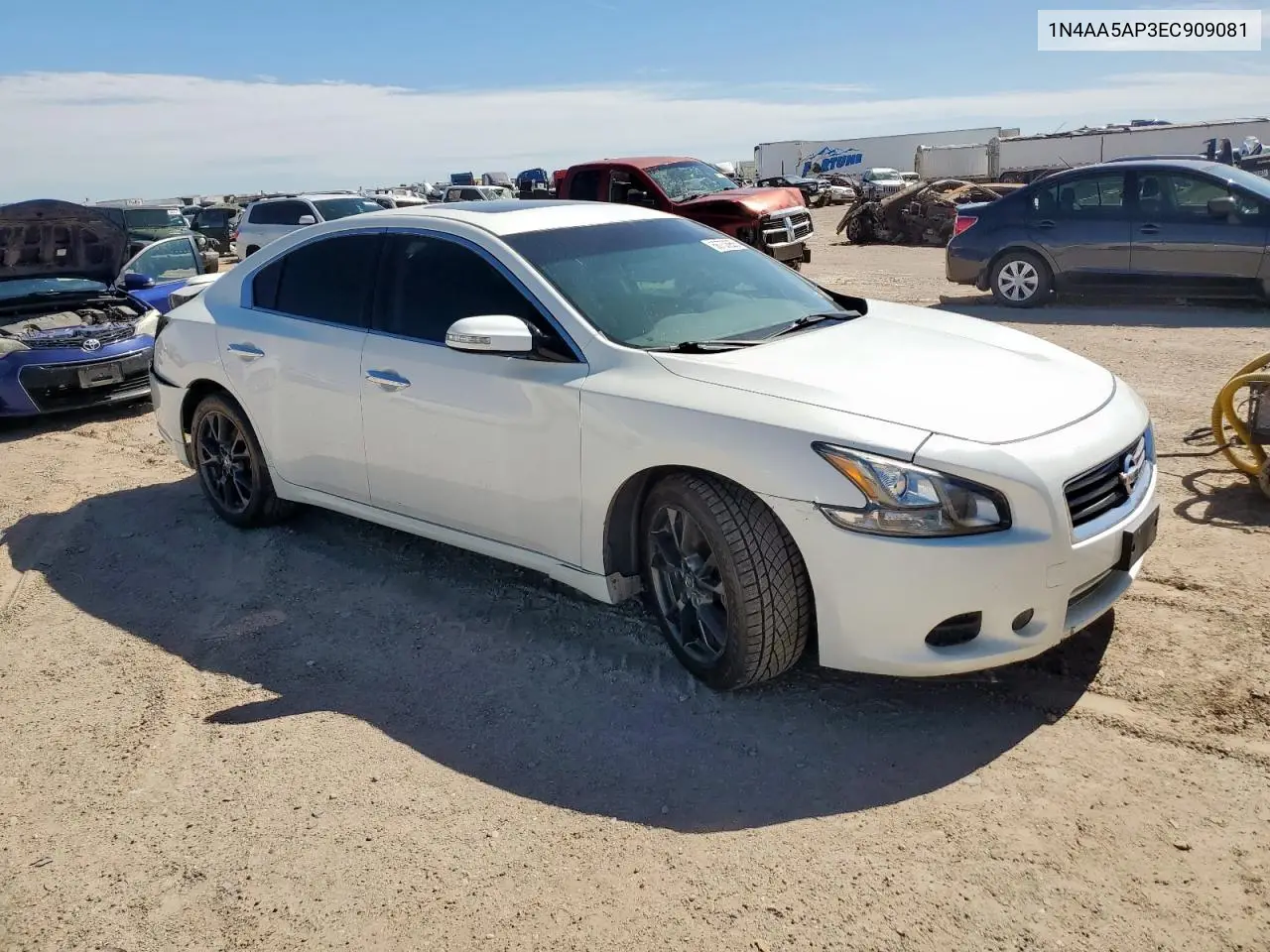 2014 Nissan Maxima S VIN: 1N4AA5AP3EC909081 Lot: 56753955