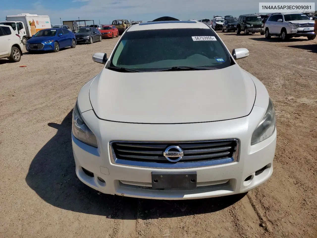 2014 Nissan Maxima S VIN: 1N4AA5AP3EC909081 Lot: 56753955