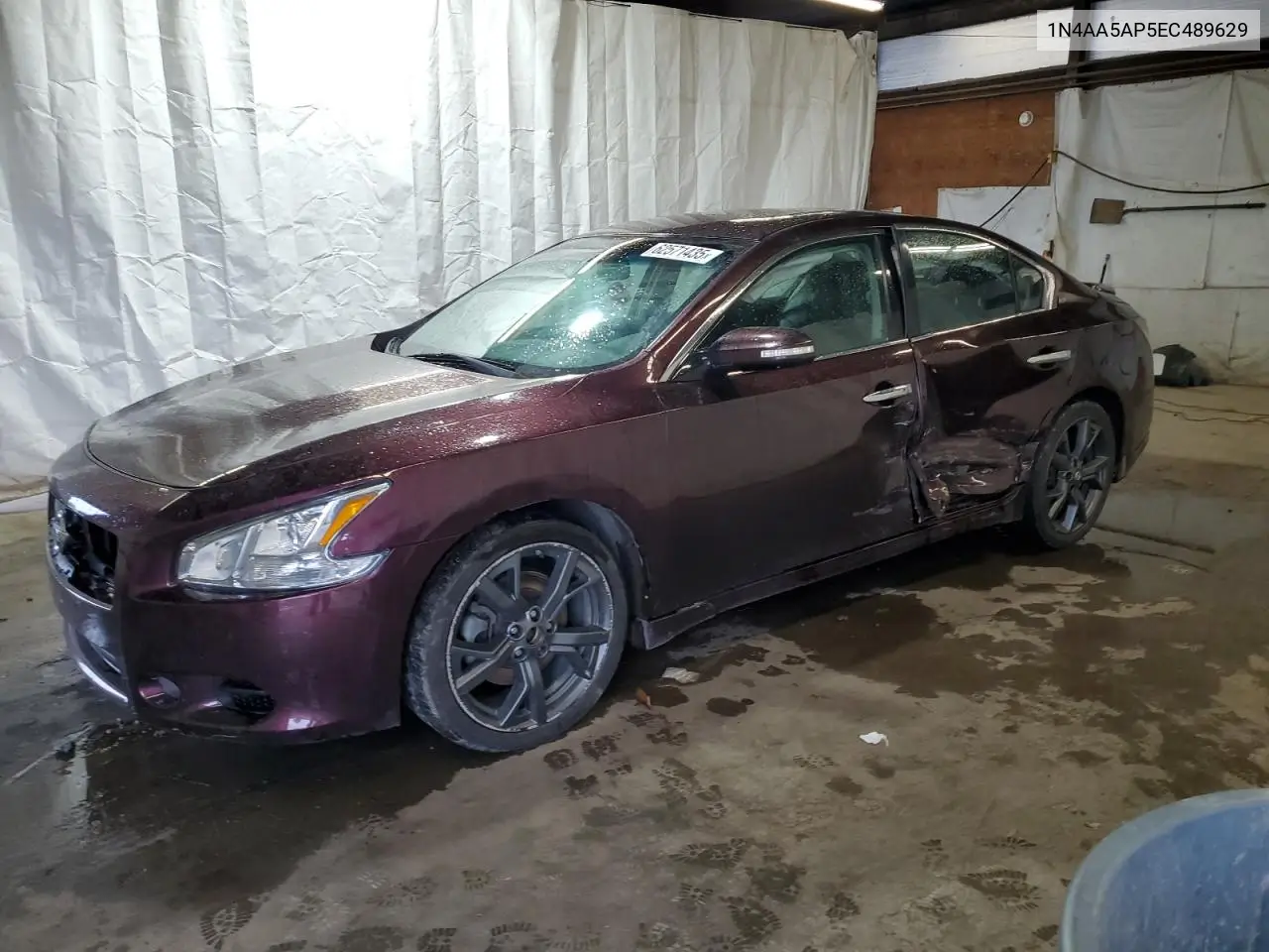 2014 Nissan Maxima S VIN: 1N4AA5AP5EC489629 Lot: 62571435