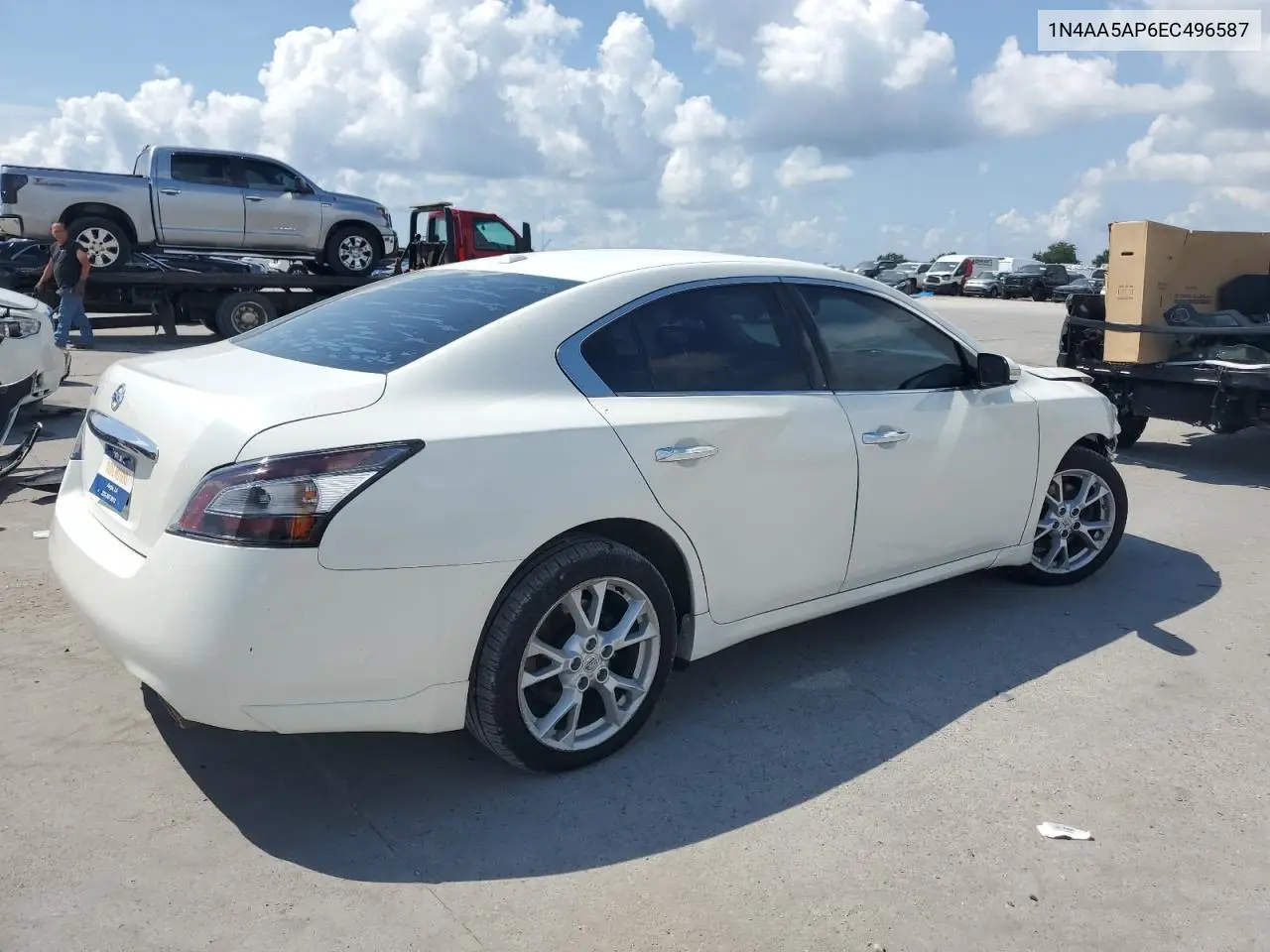 2014 Nissan Maxima S VIN: 1N4AA5AP6EC496587 Lot: 62606015