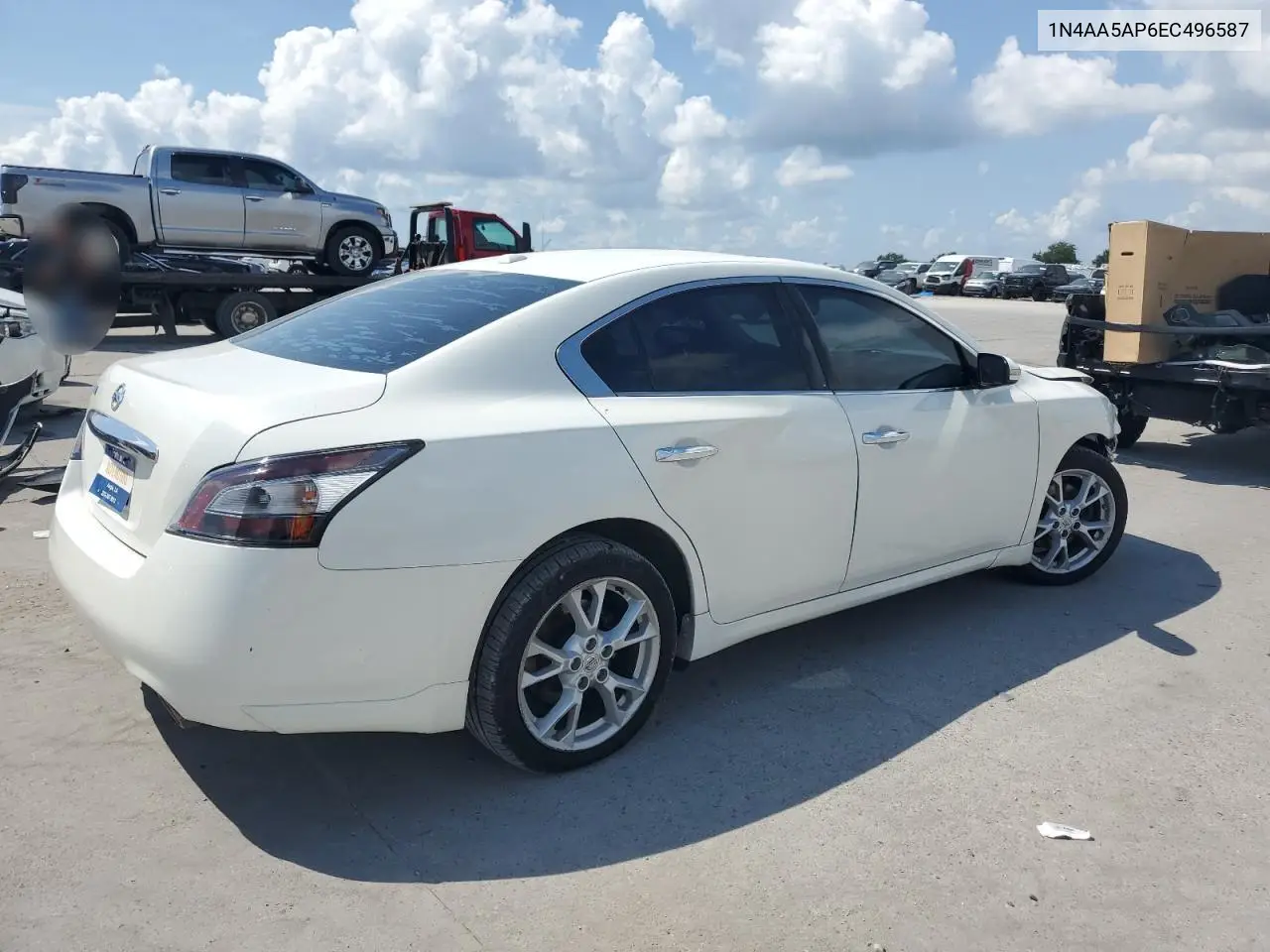 2014 Nissan Maxima S VIN: 1N4AA5AP6EC496587 Lot: 62606015