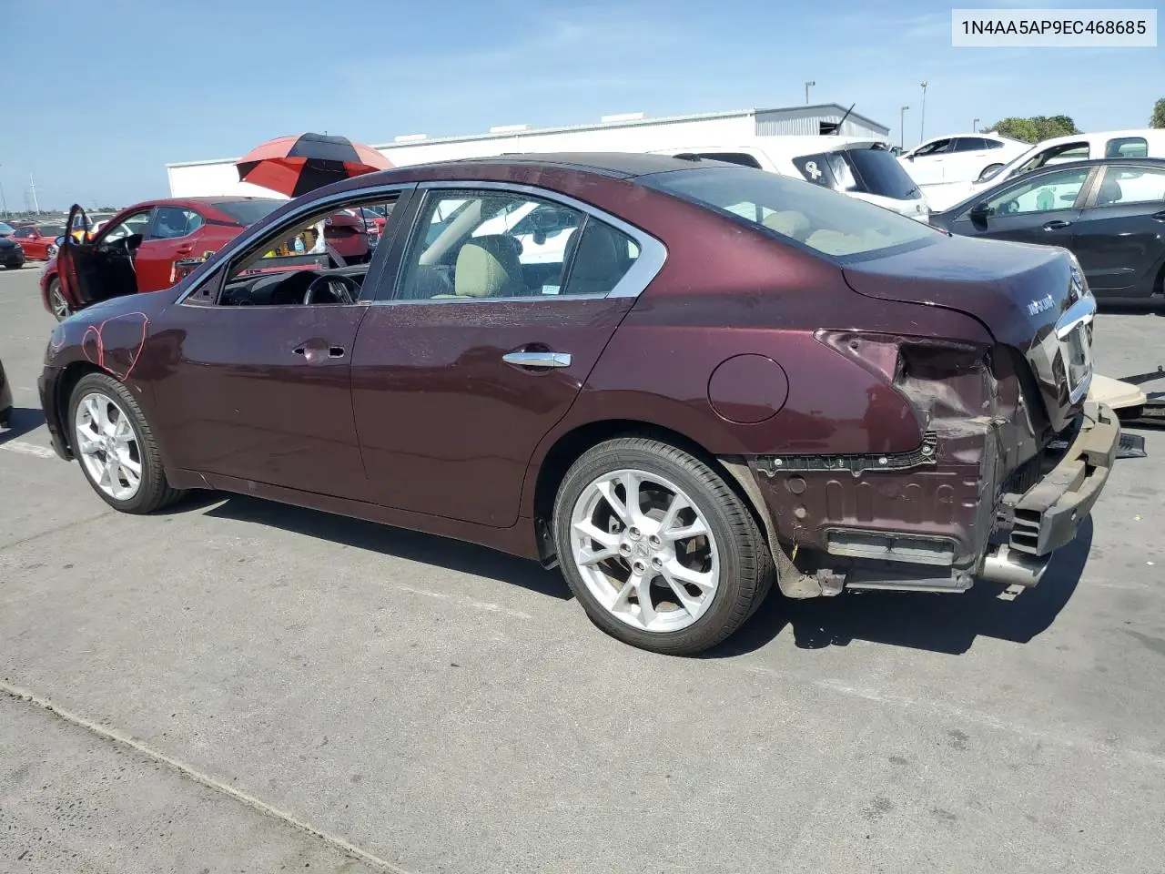 2014 Nissan Maxima S VIN: 1N4AA5AP9EC468685 Lot: 62609475