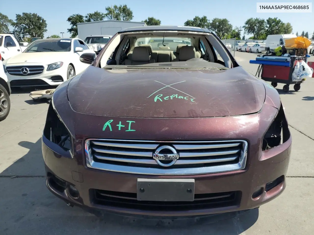 2014 Nissan Maxima S VIN: 1N4AA5AP9EC468685 Lot: 62609475