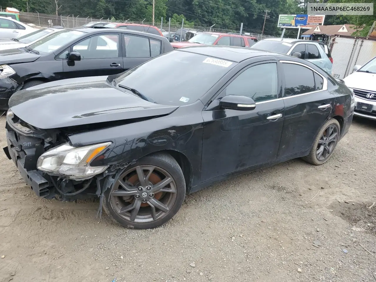 2014 Nissan Maxima S VIN: 1N4AA5AP6EC468269 Lot: 62690885