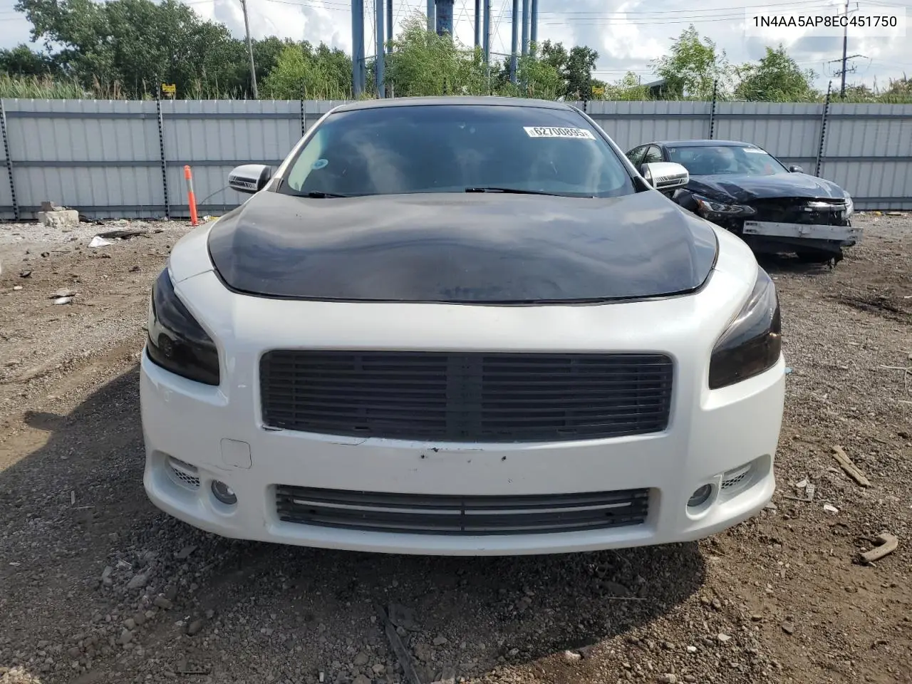 2014 Nissan Maxima S VIN: 1N4AA5AP8EC451750 Lot: 62700895