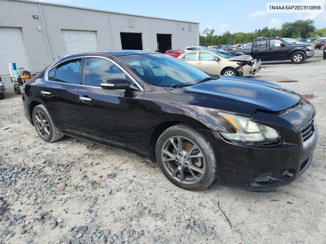 2014 Nissan Maxima S VIN: 1N4AA5AP2EC910898 Lot: 62832735