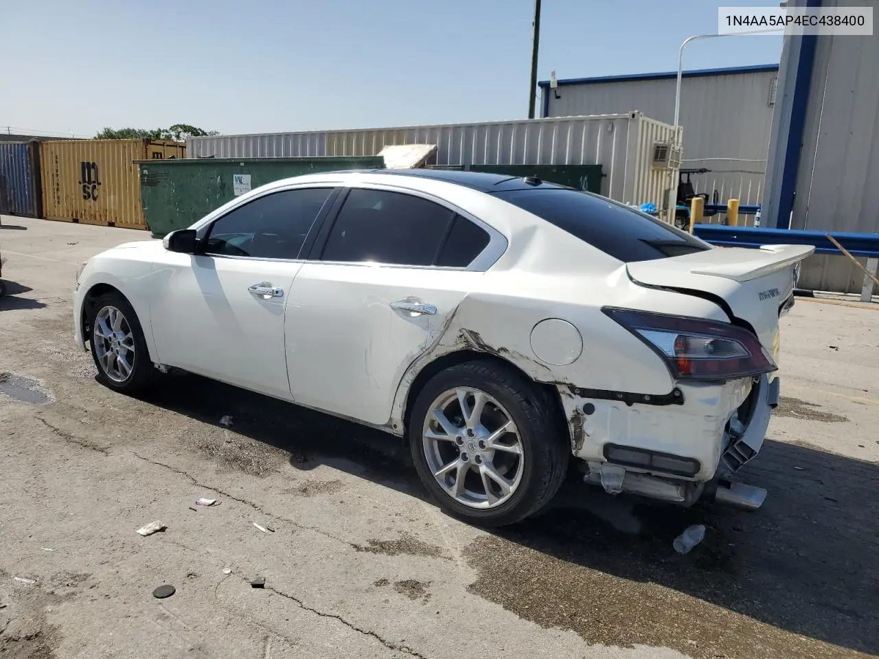 2014 Nissan Maxima S VIN: 1N4AA5AP4EC438400 Lot: 62956185
