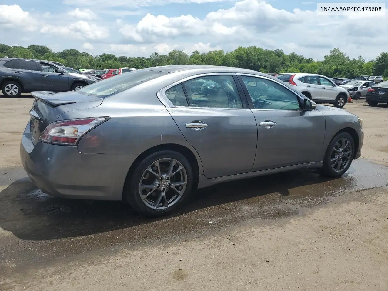 2014 Nissan Maxima S VIN: 1N4AA5AP4EC475608 Lot: 63030135