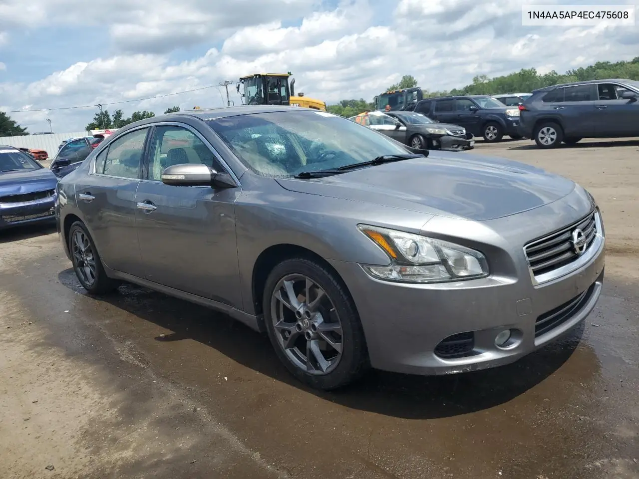 2014 Nissan Maxima S VIN: 1N4AA5AP4EC475608 Lot: 63030135