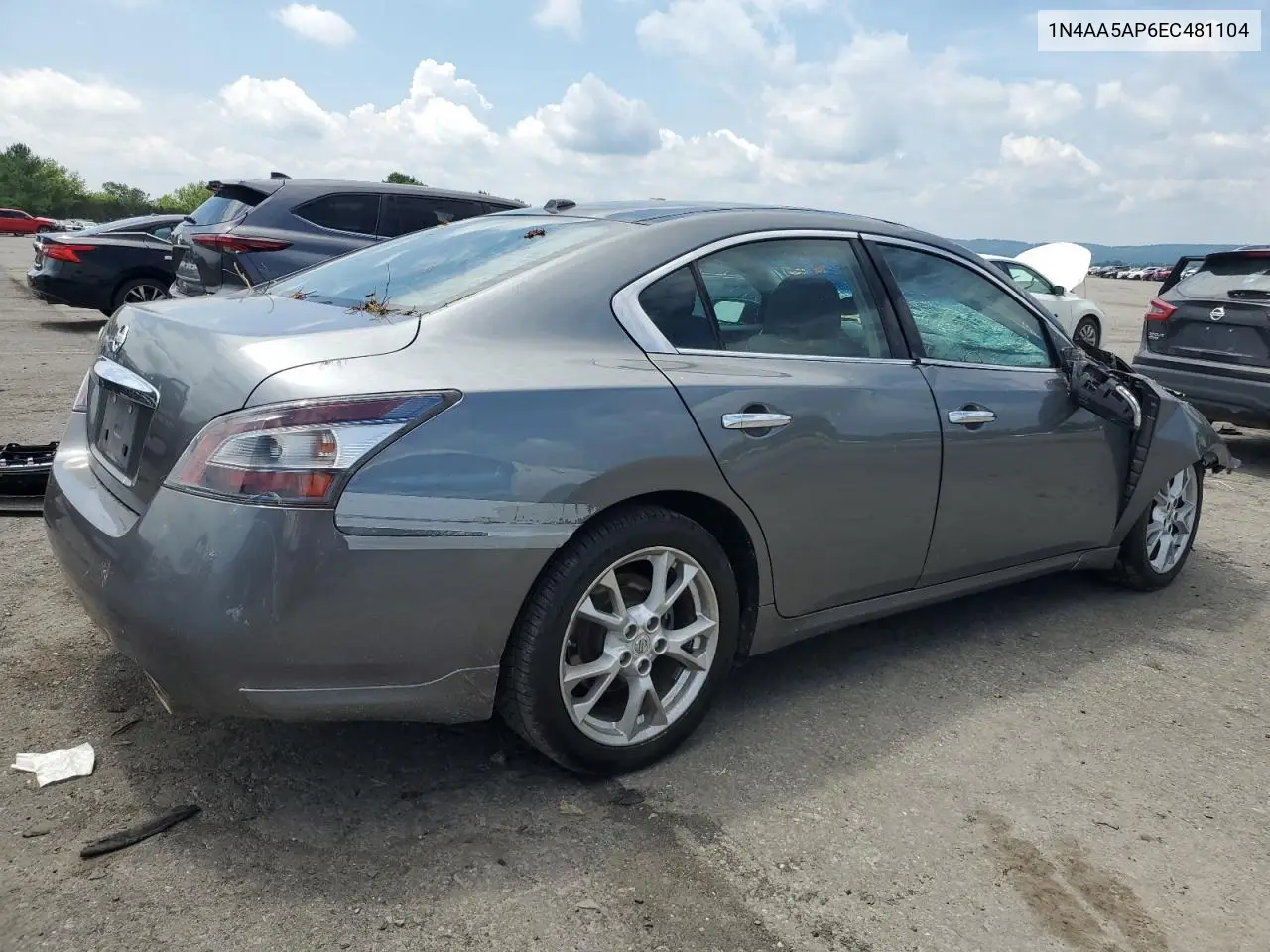 2014 Nissan Maxima S VIN: 1N4AA5AP6EC481104 Lot: 63188485