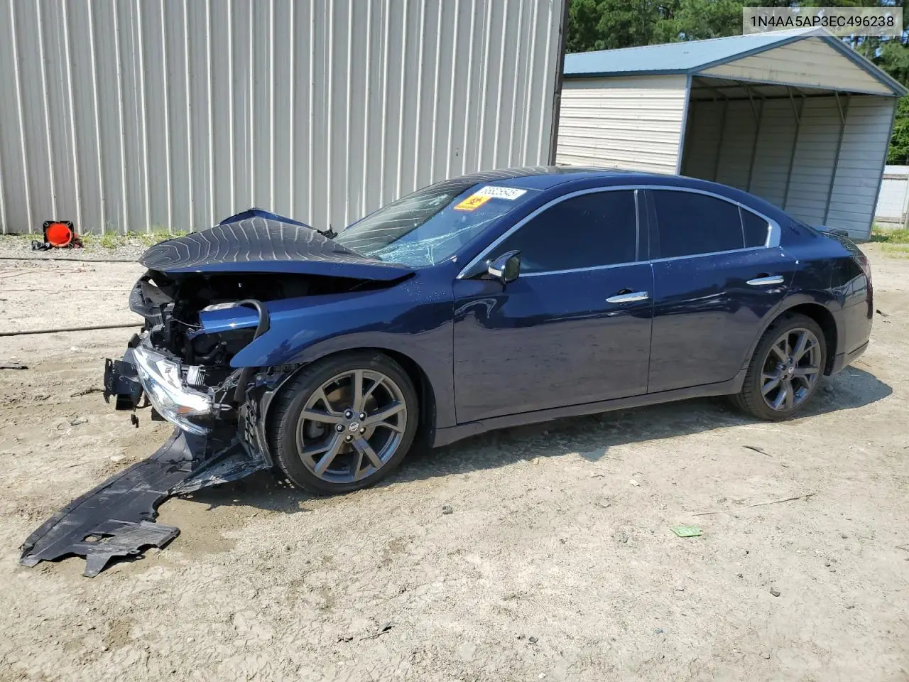 2014 Nissan Maxima S VIN: 1N4AA5AP3EC496238 Lot: 65825545