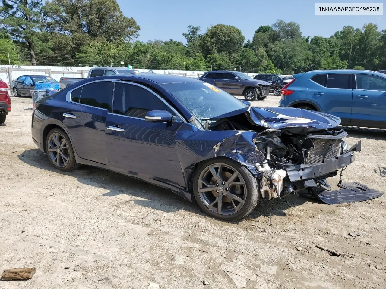 2014 Nissan Maxima S VIN: 1N4AA5AP3EC496238 Lot: 65825545