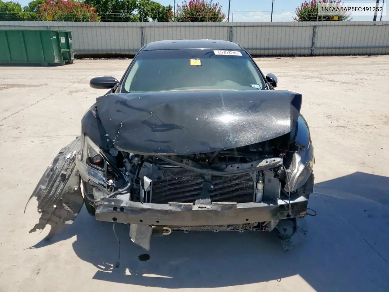 2014 Nissan Maxima S VIN: 1N4AA5AP5EC491252 Lot: 65952245