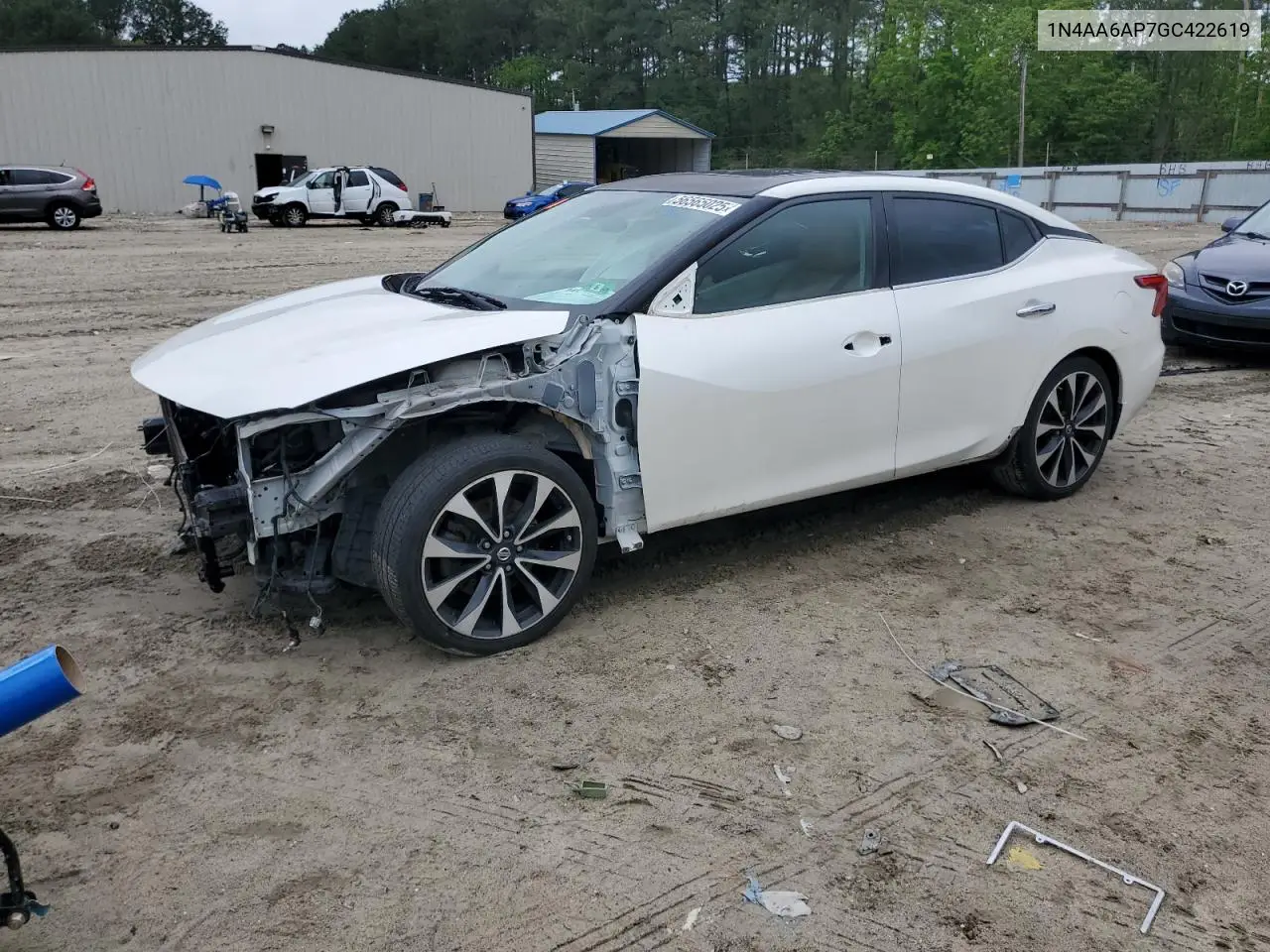 2016 Nissan Maxima 3.5S VIN: 1N4AA6AP7GC422619 Lot: 56565025