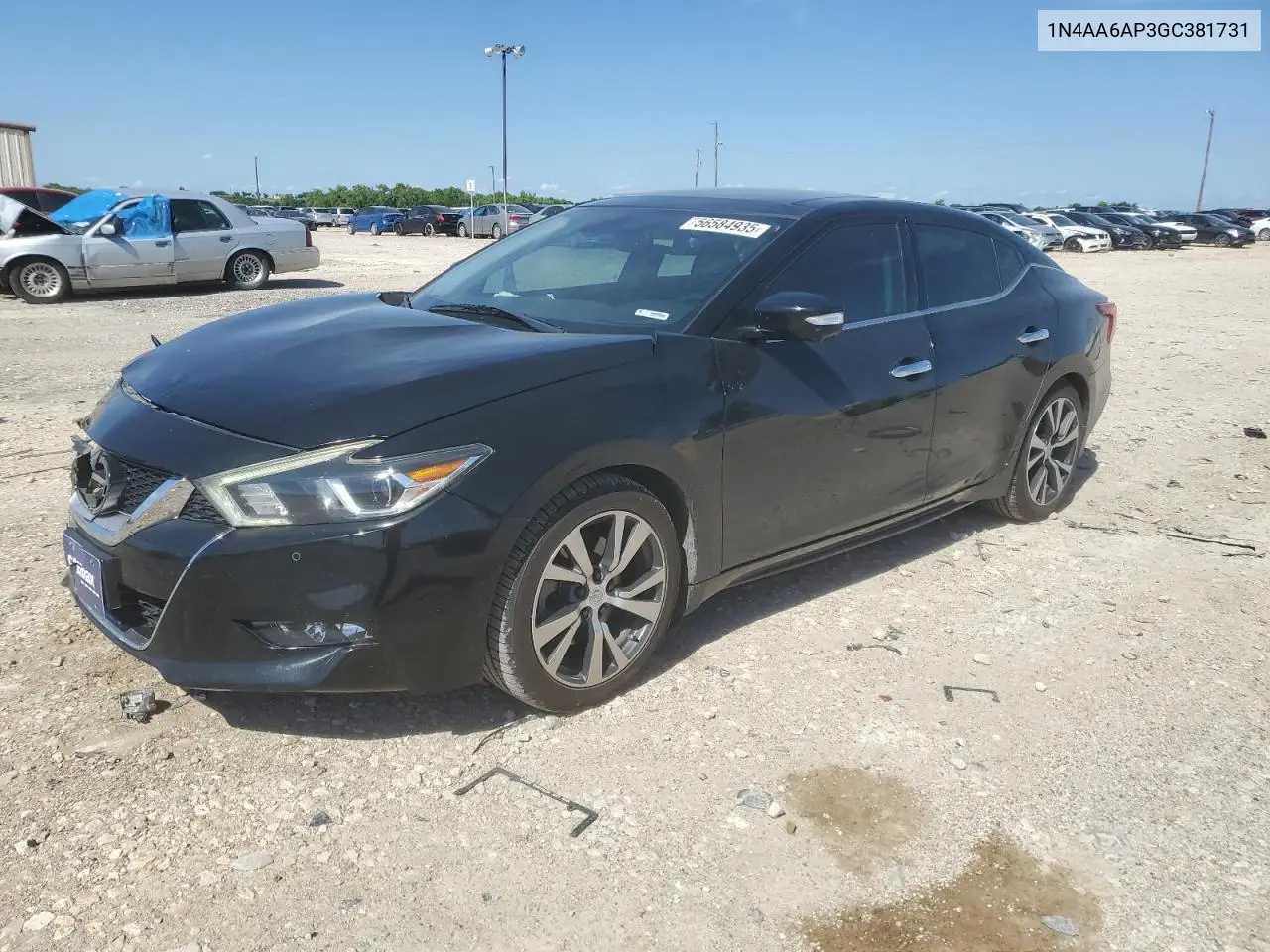 2016 Nissan Maxima 3.5S VIN: 1N4AA6AP3GC381731 Lot: 56584935