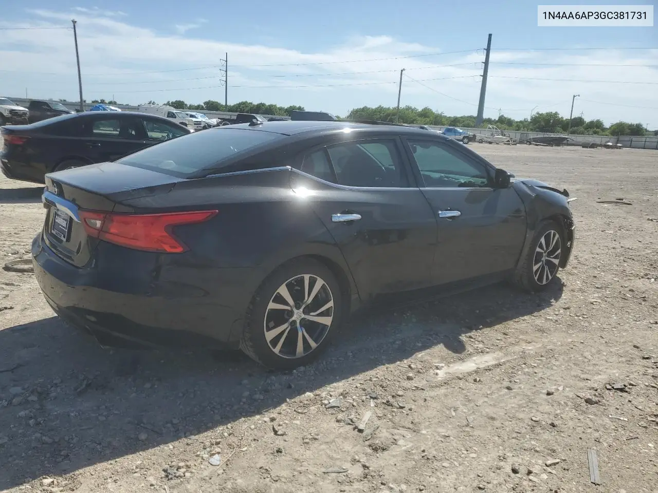 2016 Nissan Maxima 3.5S VIN: 1N4AA6AP3GC381731 Lot: 56584935