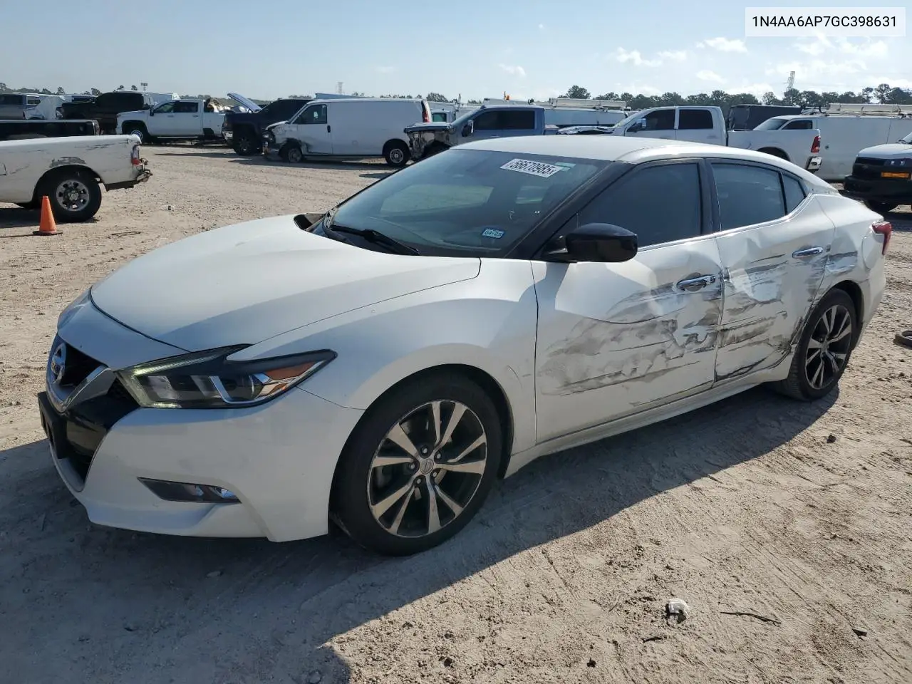 2016 Nissan Maxima 3.5S VIN: 1N4AA6AP7GC398631 Lot: 56670985