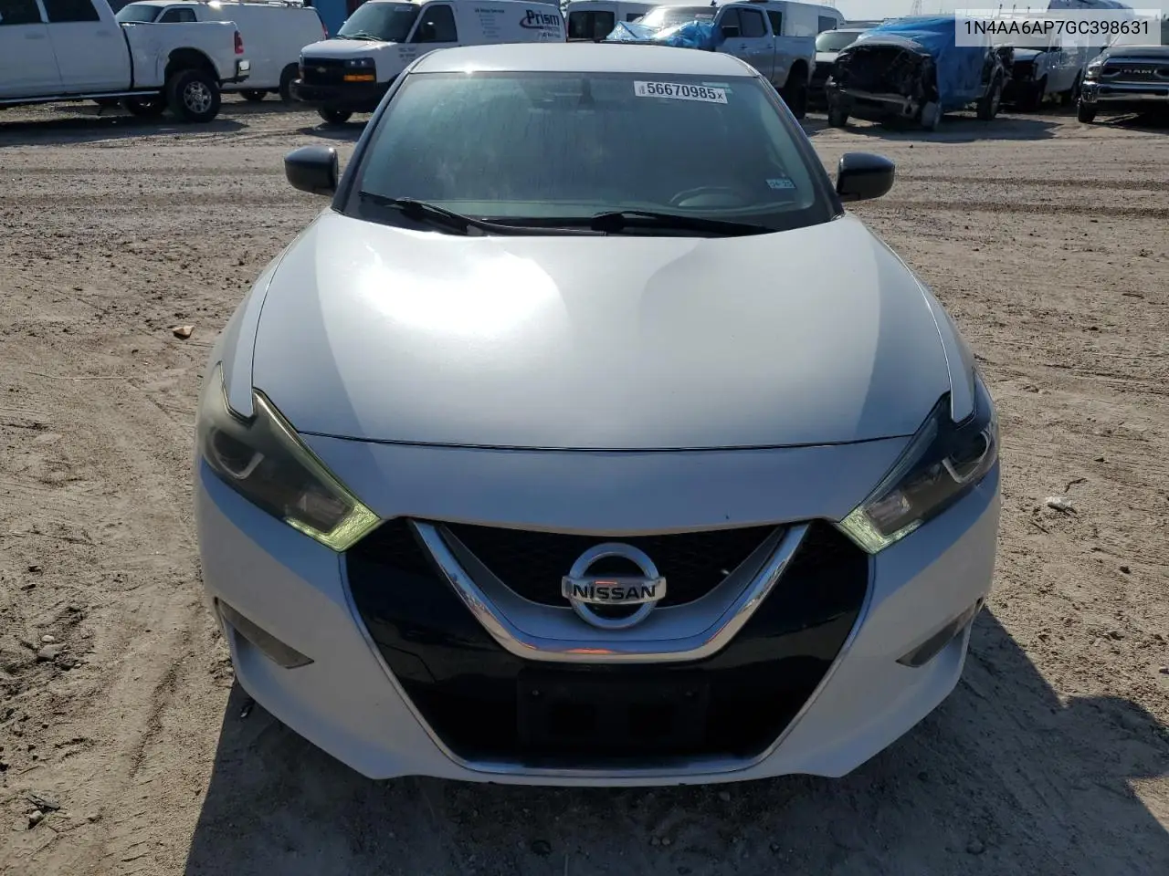 2016 Nissan Maxima 3.5S VIN: 1N4AA6AP7GC398631 Lot: 56670985