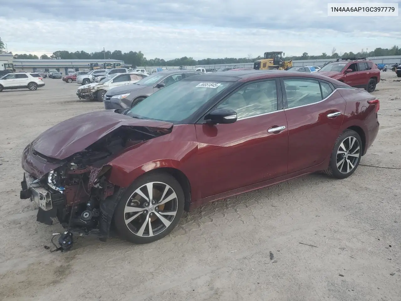 2016 Nissan Maxima 3.5S VIN: 1N4AA6AP1GC397779 Lot: 56851845