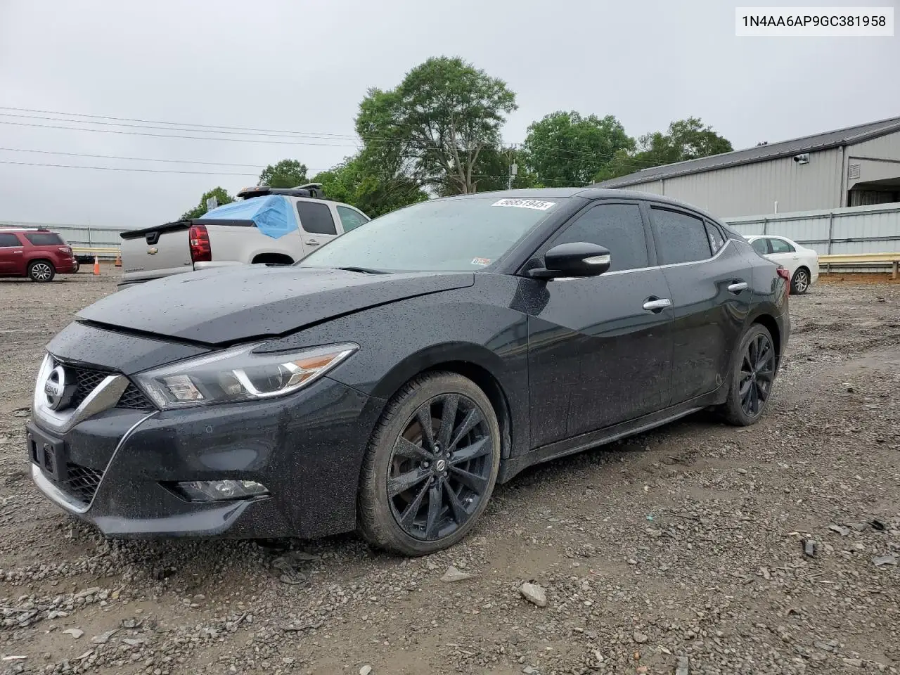 2016 Nissan Maxima 3.5S VIN: 1N4AA6AP9GC381958 Lot: 56851945