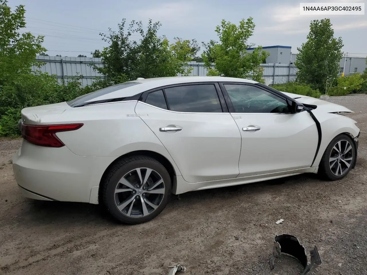 2016 Nissan Maxima 3.5S VIN: 1N4AA6AP3GC402495 Lot: 62329835
