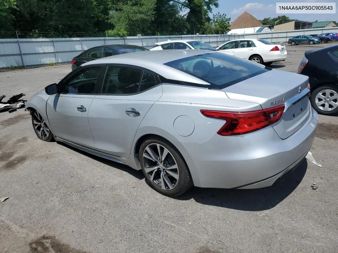2016 Nissan Maxima 3.5S VIN: 1N4AA6AP5GC905543 Lot: 62356595
