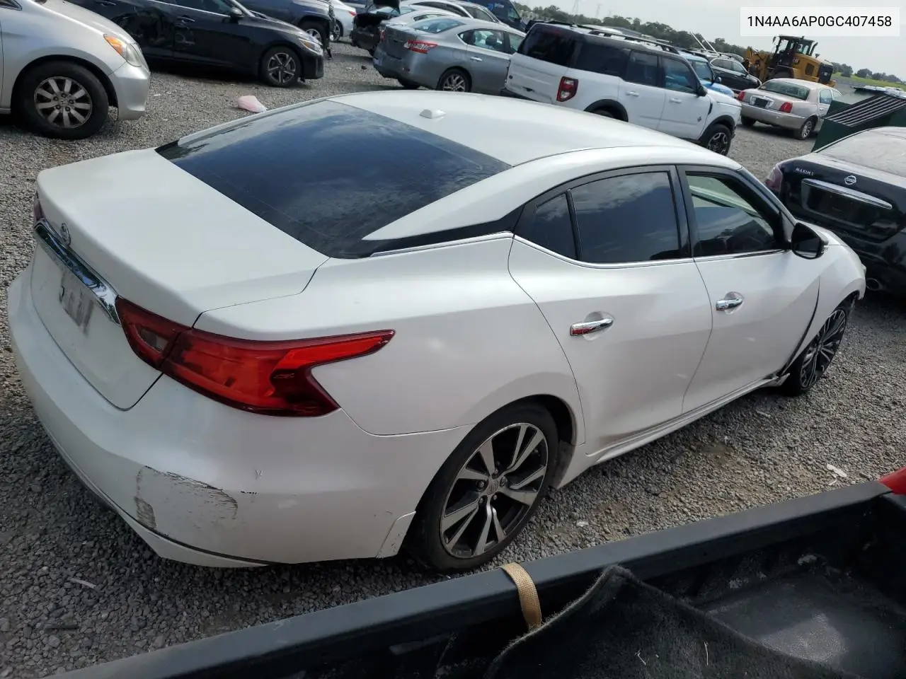 2016 Nissan Maxima 3.5S VIN: 1N4AA6AP0GC407458 Lot: 62397265