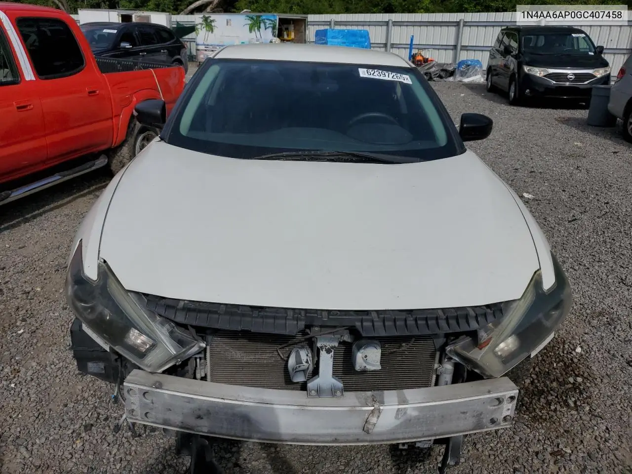 2016 Nissan Maxima 3.5S VIN: 1N4AA6AP0GC407458 Lot: 62397265
