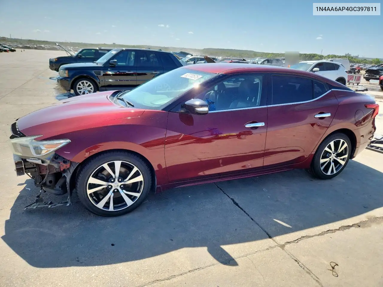 2016 Nissan Maxima 3.5S VIN: 1N4AA6AP4GC397811 Lot: 62770575