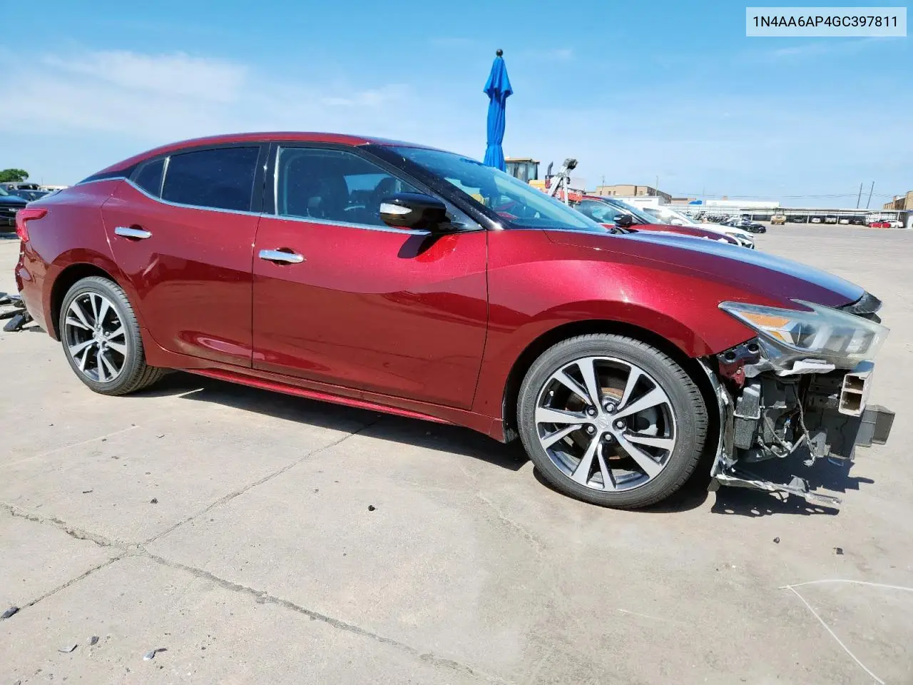 2016 Nissan Maxima 3.5S VIN: 1N4AA6AP4GC397811 Lot: 62770575
